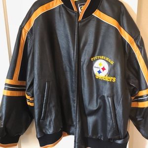 G3 Carl Banks Pittsburgh Steelers Leather Varsity
